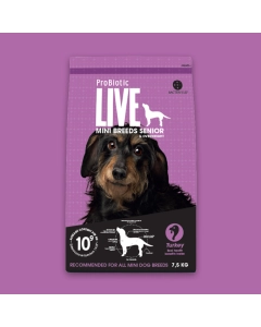 ProBiotic LIVE Senior & Übergewicht Mini Breeds Truthahn