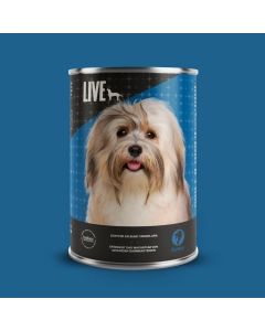 LIVE Dog Wet Truthahn