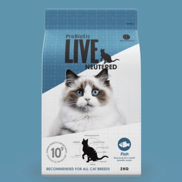 ProBiotic LIVE Neutered, Fisch, 2 kg
